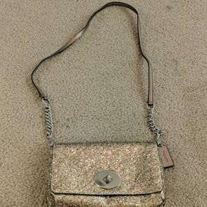 Coach glitter crossbody